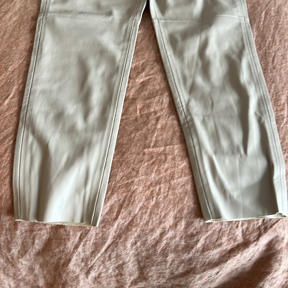 Zara Faux Leather Leggings - Picture 4 of 9